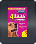 Johnsons 4 Flea Tablets For Large Dogs 3 Pack